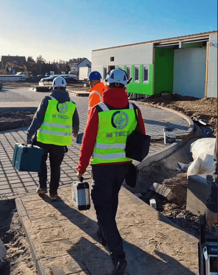 Zespół M-TECH Electrical Services na obiekcie technicznym